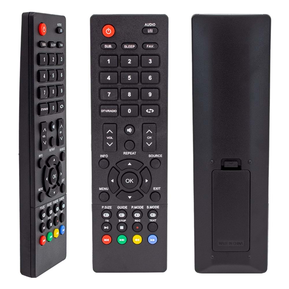 ORJİNAL KL HELLO-AMSTRAD-STRONG-TESLA 24''-32''-43'' UYDULU LCD LED TV KUMANDA