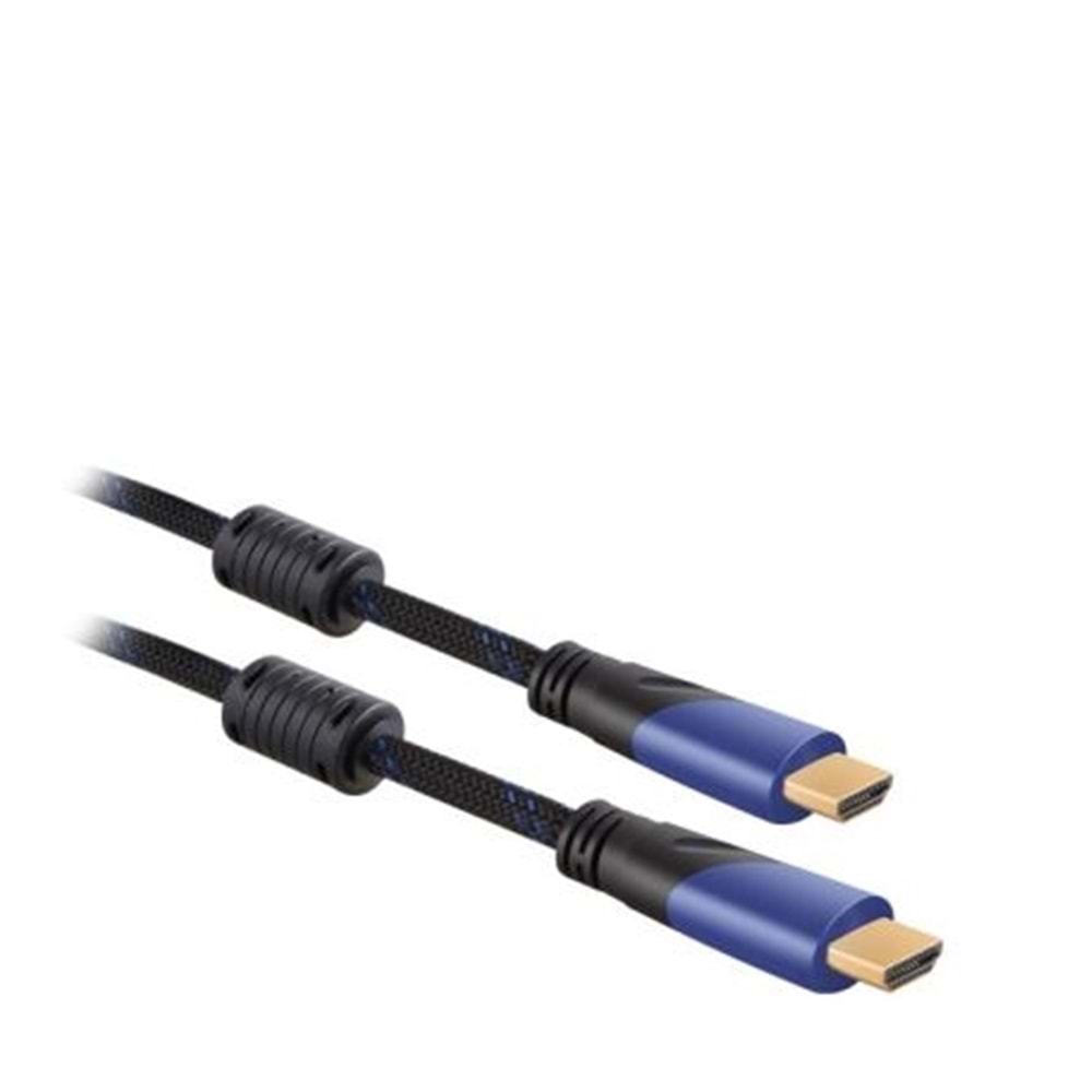 S-link SLX-250 HDMI TO HDMI 1.5 M Altın Uçlu 24K + Kor.Kılıf 1.4 Ver. 3D Kablo