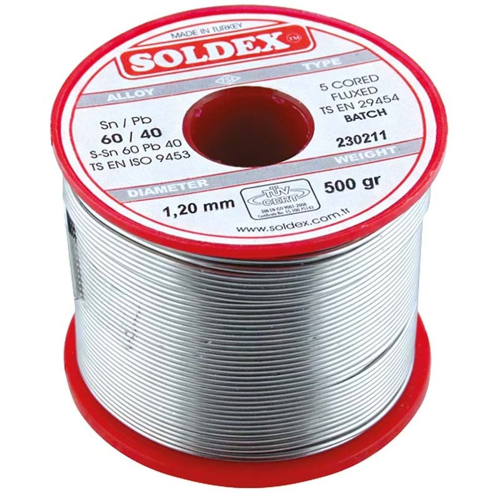 500 GR LEHİM 1.2 MM KALIN SOLDEX