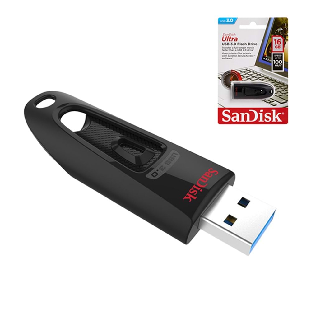 SANDISK ULTRA 16 GB USB 3.0 FLASH DİSK