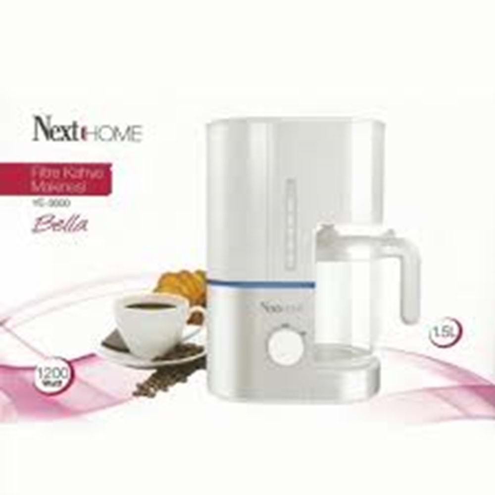 Nextstar YE-3600 Filtre Kahve Makinesi Beyaz