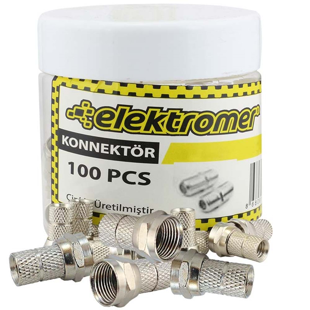 F KONNEKTÖR RG59 DAR 100'LÜ PAKET