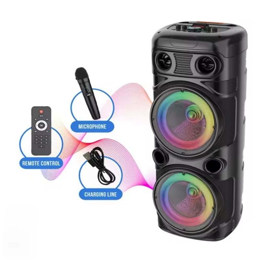 SING-E ZQS8210S SUPER BASS TAŞINABİLİR HOPARLÖR