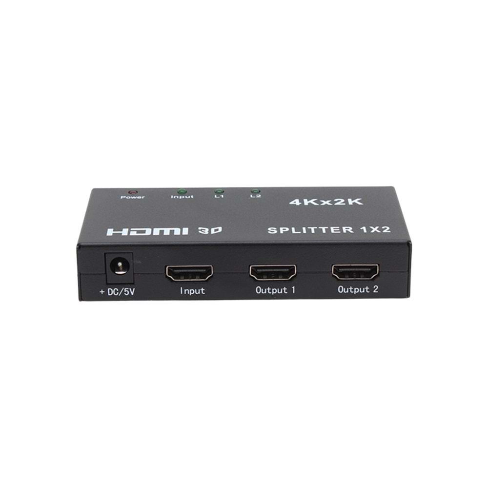 POWERMASTER PM-14217 1.4V 1080P 4KX2K 2 PORT HDMI SPLITTER DAGITICI