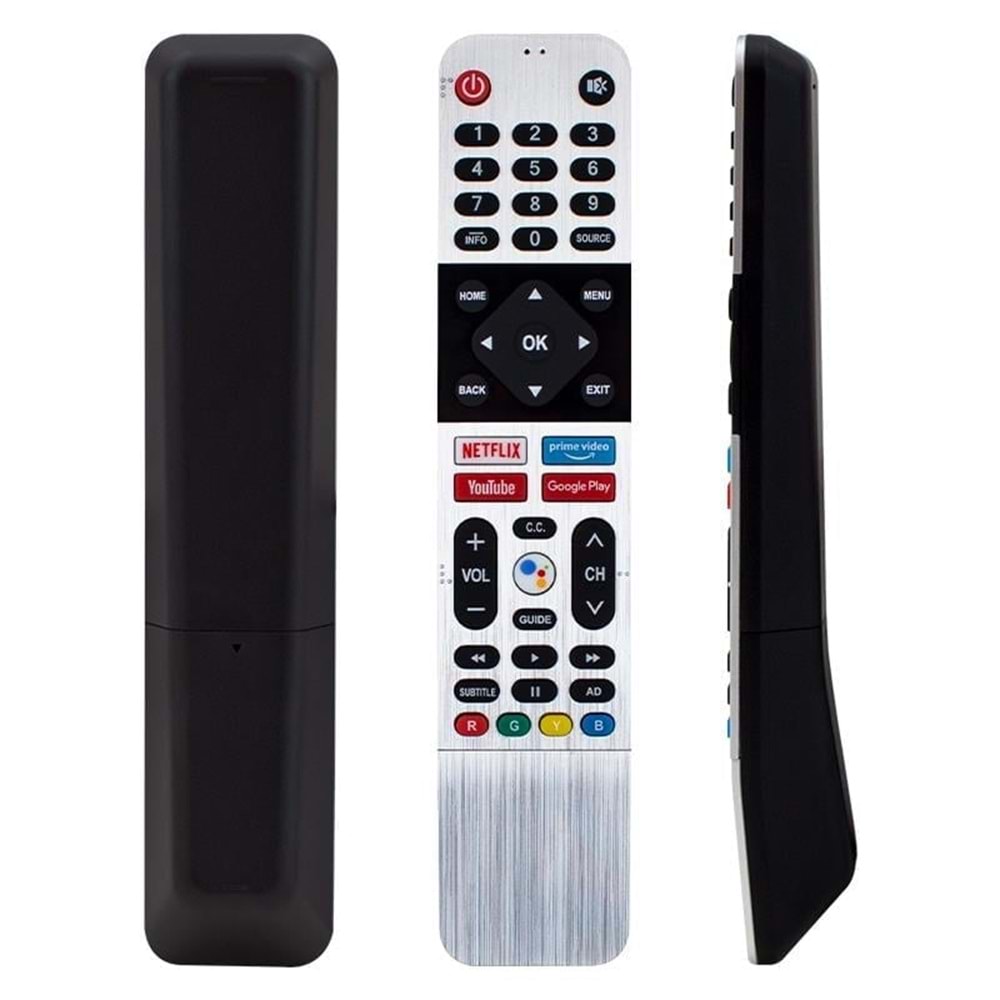 (7795)HUAYU KL SW-V1 ARÇELIK-BEKO-GRUNDIG NETFLIX-YOUTUBE-PRIME VIDEO-GOOGLE PLAY TUS SES KOMUTLU LCD LED TV KUMANDA 7795-8229