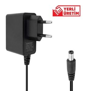 WEKO 24 VOLT 1 AMPER 5,5*2,5 UÇLU PLASTİK KASA ADAPTÖR