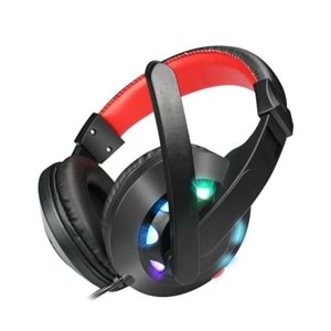 MISDE Magicvoice A65 Rgb Isikli 3.5Mm Aux Girisli Kulaküstü Mikrofonlu Oyuncu Kulaklik