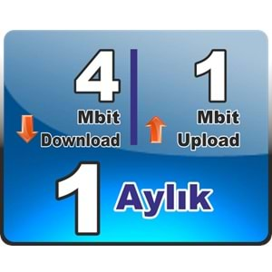 4 Mbit Down 1 Mbit Up Bireysel Wireless 1 (Bir) Aylık