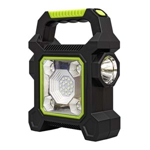 POWERMASTER JY-258C 3 KADEMELİ ŞARJLI ÇOK FONKSİYONLU SOLAR IŞILDAK