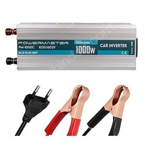 POWERMASTER PM-1000 12 VOLT-1000 WATT ŞARJLI UPSLİ İNVERTER