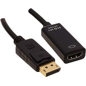 POWERMASTER PM-14030 DISPLAY PORT ERKEK TO HDMI DİŞİ 4K*2K 30 CM ÇEVİRİCİ KABLO