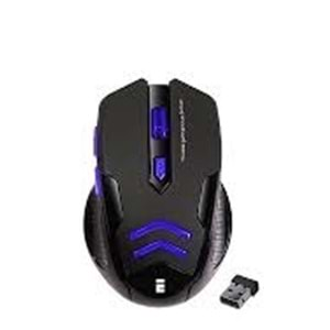 Everest SM-763 Mavi 6D 2400 Dpi 2.4 Ghz Siyah Usb Oyuncu Led Aydınlatmalı Kablosuz Mouse