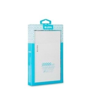 S-link IP-G22 20000mAh Powerbank Beyaz Taşınabilir Pil Şarj Cihazı