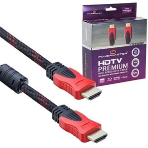 POWERMASTER HDMI KABLO 3 METRE 1.4 V ÖRGÜLÜ KUTULU