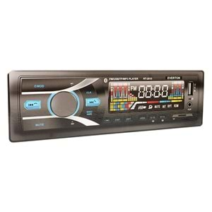 EVERTON RT-2010BT USB/SD/FM/AUX/BT MEKANİKSİZ OTO TEYP 4 X 50 WATT BLUETOOTH LU