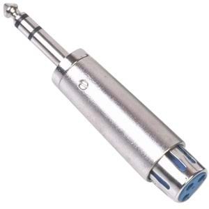 6.3 MM STEREO GİTAR ERKEK CANON DİŞİ ÇEVİRİCİ JACK(XRL)