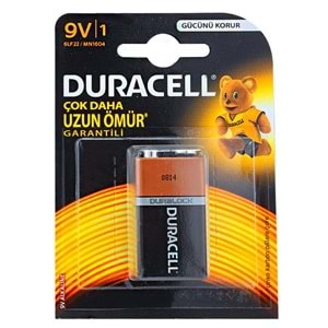 DURACELL 9 VOLT PİL TEK FİYAT 8263