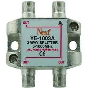 NEXT YE-2503A 1/3 SPLITTER 5-1000 MHZ