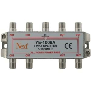 NEXT YE-2508A 1/8 SPLITTER 5-1000 MHZ