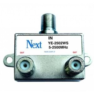 Next YE-1002 Splitter 5-1000 mhz 2 Çıkışlı Bölücü