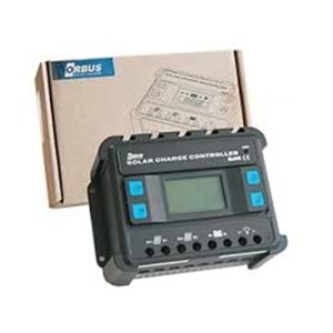 ORBUS 12V-24V 60AH LCD EKRANLI DIGITAL GÖSTERGELI OTOMATIK SARJ REGÜLATÖRÜ