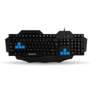 Rampage KB-R01 Siyah USB Makrolu Gaming Q Multimedia Klavye