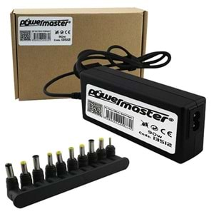 POWERMASTER-ELEKTROMER NOTEBOOK ADAPTÖRÜ 90 W UNIVERSAL