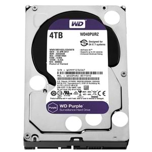 Western 4 TB PURPLE 7/24 GÜVENLİK HARDDISK