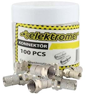 F KONNEKTÖR RG59 DAR 100'LÜ PAKET