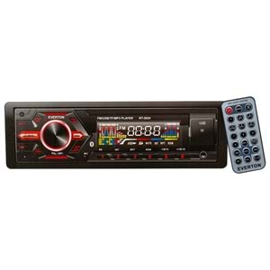 EVERTON RT-2024BT USB/SD/TF/FM/AUX/BT BLUETOOTH'LU MEKANIKSIZ OTO TEYP 4 X 60 WATT