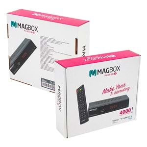 MAGBOX PLUTON S TKGS'Lİ YENİ MODEL KASALI FULL HD UYDU ALICISI (SCART+HD)(HDMI KABLO DAHİL)