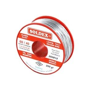 SOLDEX 0.50MM 200 GRAM İNCE LEHİM SN60 PB40