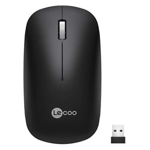 LENOVO LECOO WS214 KABLOSUZ 1200 DPI 3 TUSLU SIYAH OPTIK MOUSE
