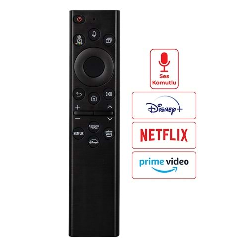WEKO KL SAMSUNG RM-G2300 V2 NETFLIX-PRIME VIDEO-SAMSUNG TV PLUS- DISNEY+ TUŞLU SES KOMUTLU LCD-LED TV KUMANDA