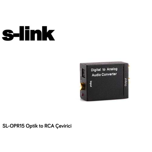 S-link SL-OPR15 Optik to RCA Çevirici