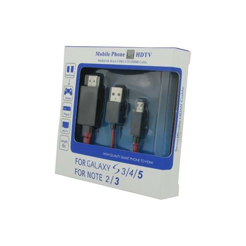 Medialink Micro USB 3.0 TO HDMI Cable for Galaxy S3 S4 S5 NOTE 2 NOTE 3