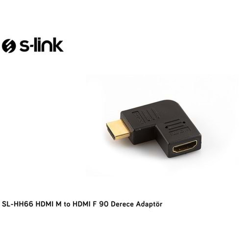 S-link SL-HH66 HDMI M to HDMI F 90 Derece Adaptör