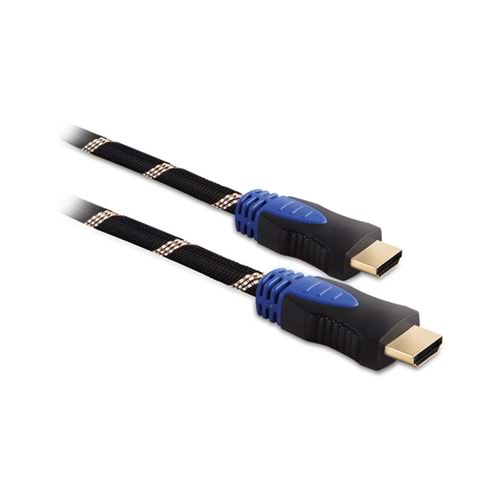 S-link SLX-303 HDMI M/M 5m Altın Uçlu 24K + Kor.Kılıf 1.4 Ver. 3D Kablo