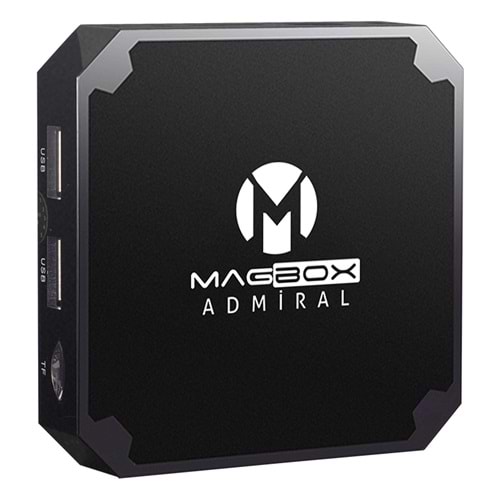MAGBOX ADMIRAL 2GB DDR3 RAM 16GB HAFIZA DAHİLİ WİFİ NETFLIX ANDROID TV BOX