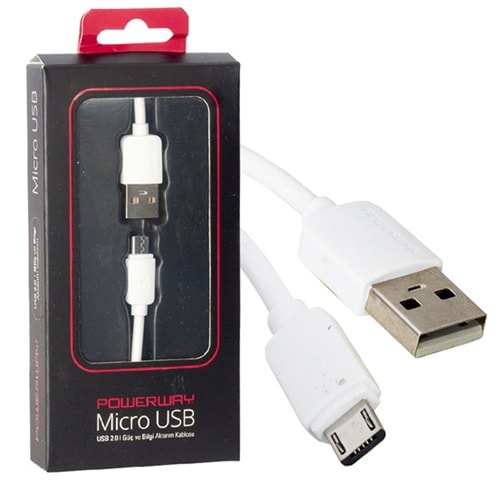 S3-S4 SAMSUNG MICRO USB 2000 MA ŞARJ VE DATA KABLOSU * POWERMASTER