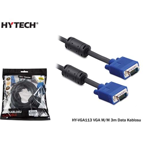 Hytech HY-VGA113 VGA M/M 3m Data Kablosu