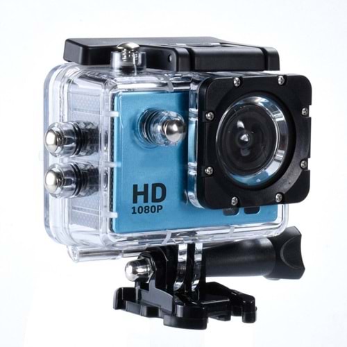 POWERMASTER PM-18797 DİJİTAL 1080P 2'' LCD EKRANLI HD SUYA DAYANIKLI AKSİYON KAMERA