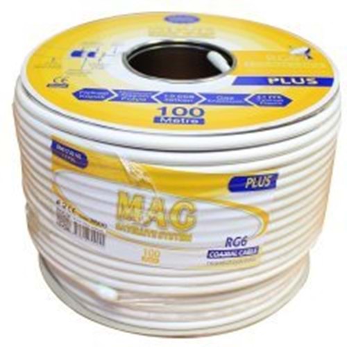 RG6/U6 MAG 1.02 MM 64 TEL TRISHEILD ANTEN KABLOSU (100 METRE)