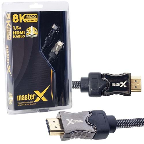 MASTERX MX-18938 8K 60HZ 2.1V ULTRA HD 1.5 METRE HDMI KABLO
