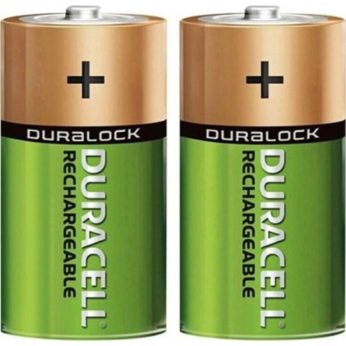 DURACELL C ORTA BOY 3000 MAH NI-MH ŞARJ EDİLEBİLİR 2-Lİ PİL