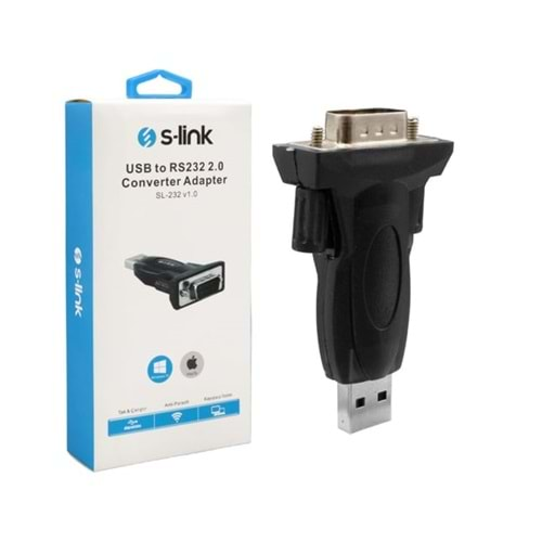 S-LINK USB TO RS232 2.0 CONVERTER ADAPTER SL-232 v1.0