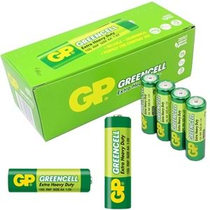 GP 15G-2S4 GREENCELL R6 AA 40'LI KALEM PIL (PAKET FIYATI)