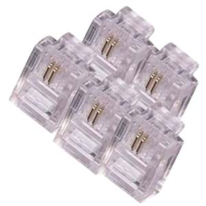 RJ11 TELEFON SOKETI 6P/2C (100'LÜK PAKET) POWERMASTER