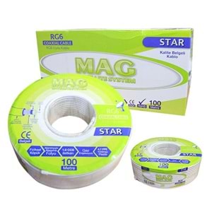 RG6/U4 MAG STAR ANTEN KABLOSU 48 TEL (100 METRE)